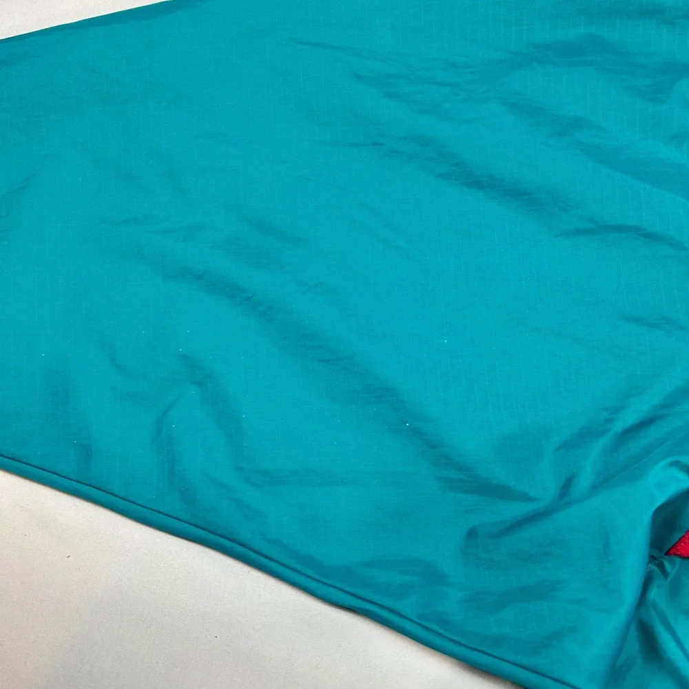 Sierra Sport Vintage 90s‎ Colorblock Windbreaker Teal Purple XL Hooded Jacket